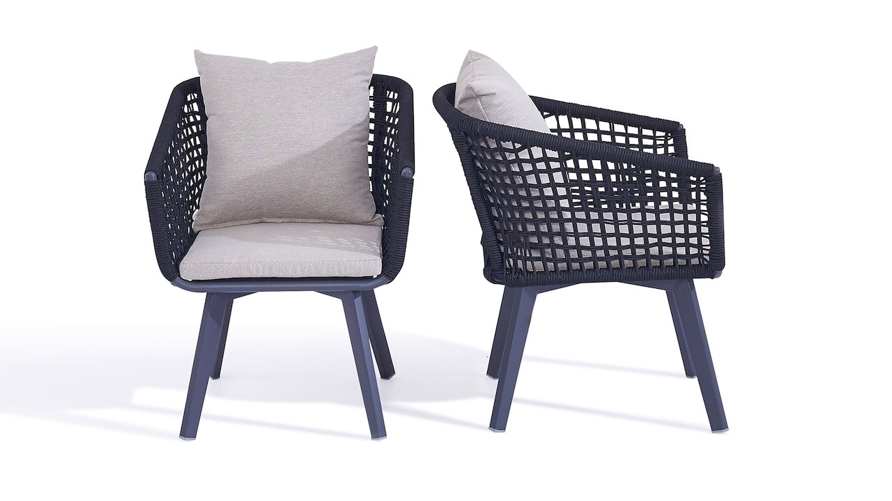 Sedia Diva, 2 pezzi (nera)