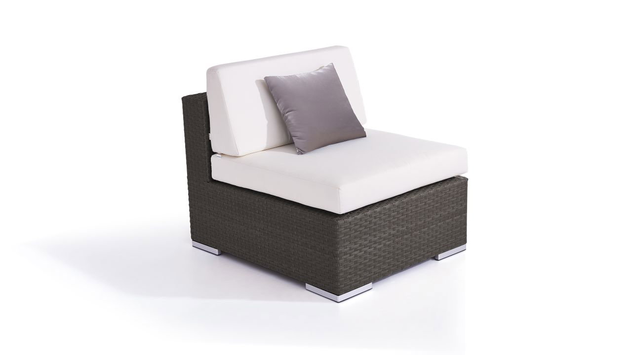 Divano centrale Cube (antracite)